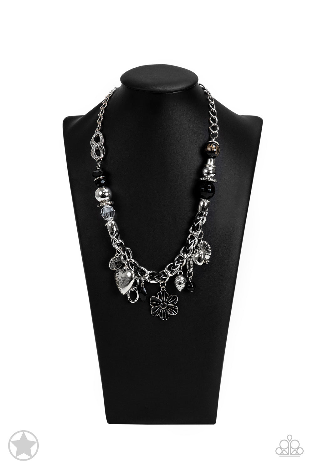 Charmed I'm Sure Black Necklace