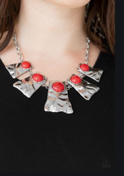 Cougar Red Necklace
