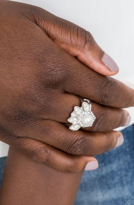 Crown Coronation White Ring