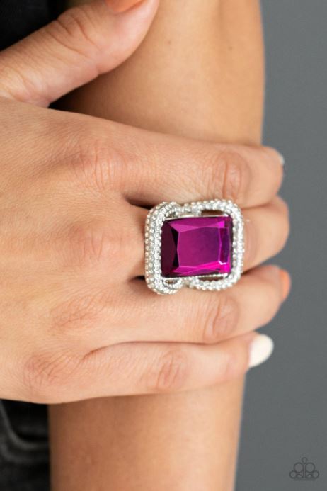 Deluxe Decadence Pink Ring