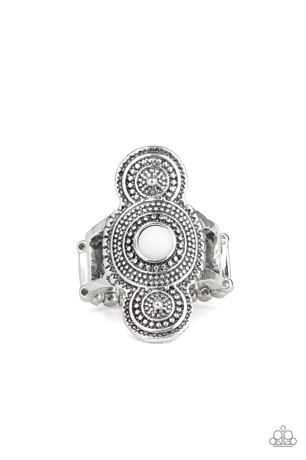 Desert Mandias White Ring