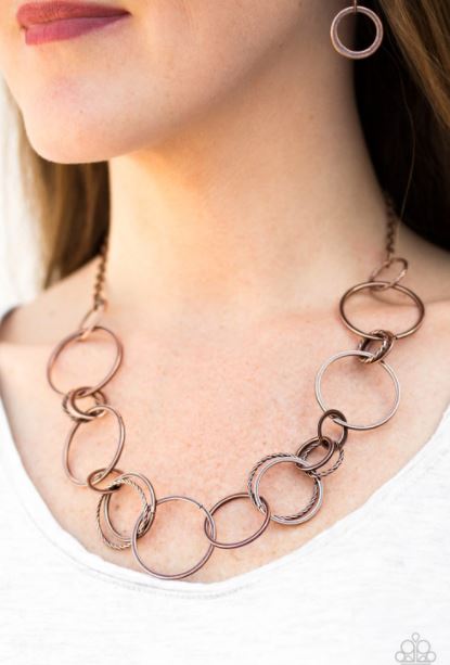 Follow The RINGLEADER Copper Necklace