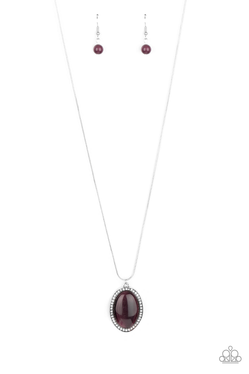 GLISTEN To This Purple Necklace
