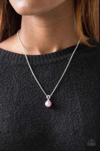 Glamour Girl Purple Necklace