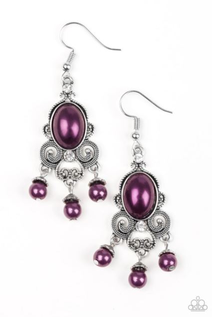 I Better Get GLOWING Purple Earring