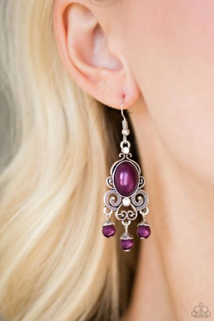 I Better Get GLOWING Purple Earring
