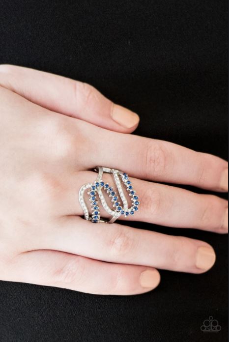 Make Waves Blue Ring