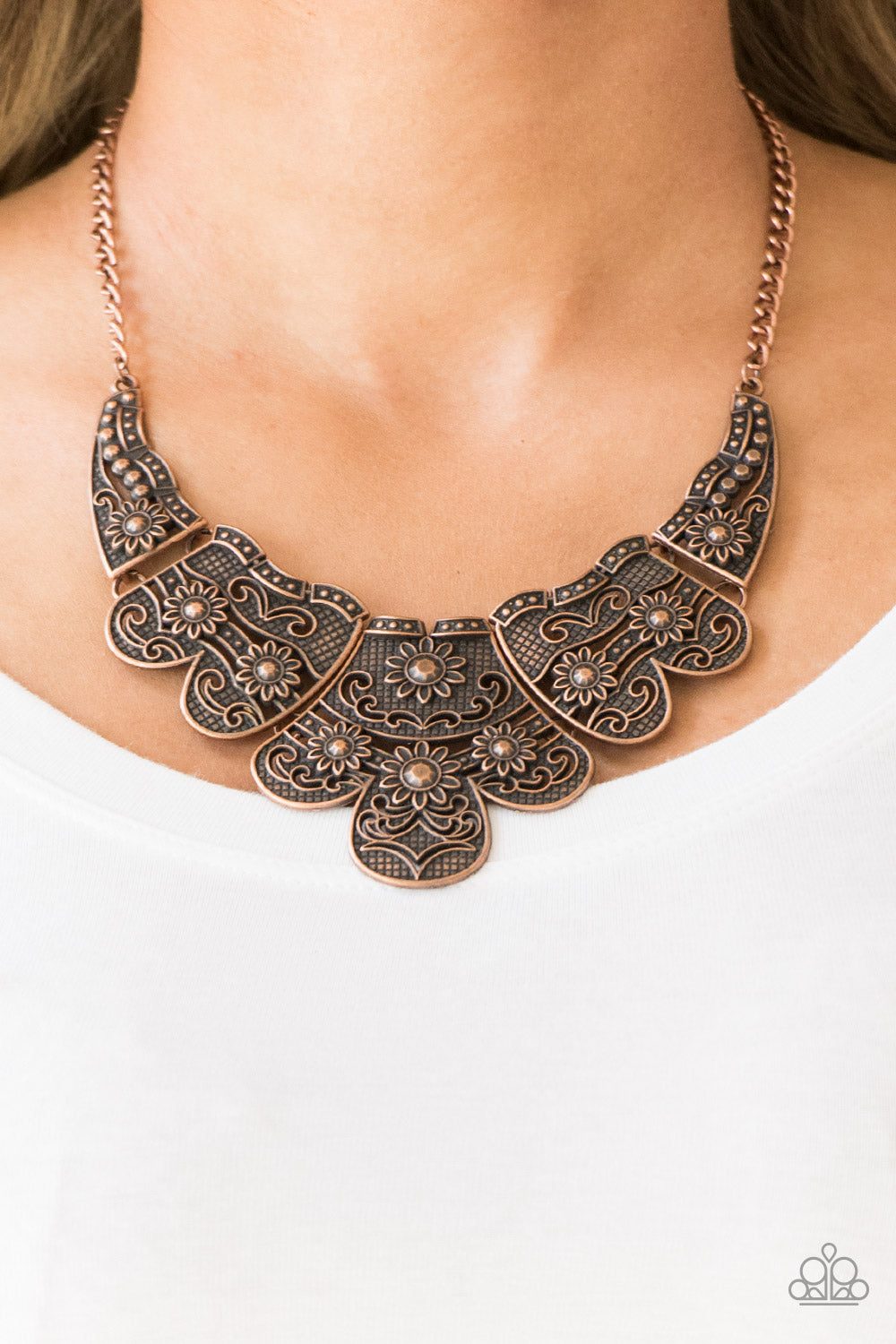 Mess With The Bull Copper Necklace