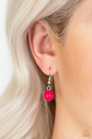 Modern Motley Pink Necklace