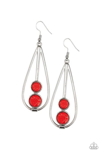 Natural Nova Red Earring