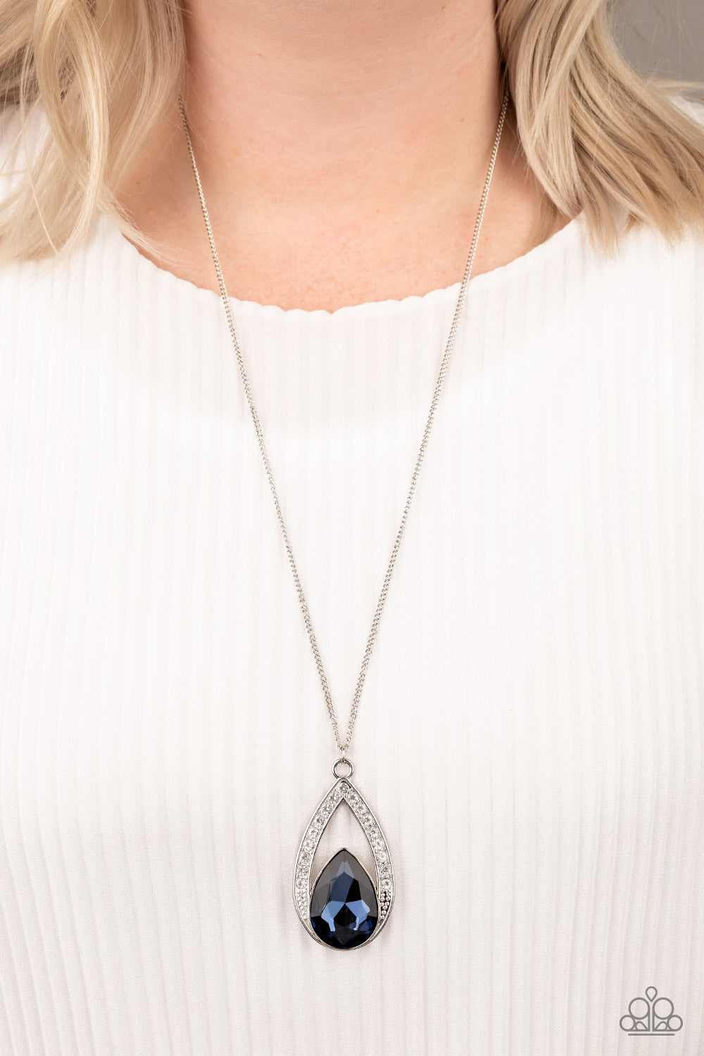 Notorious Noble Blue Necklace