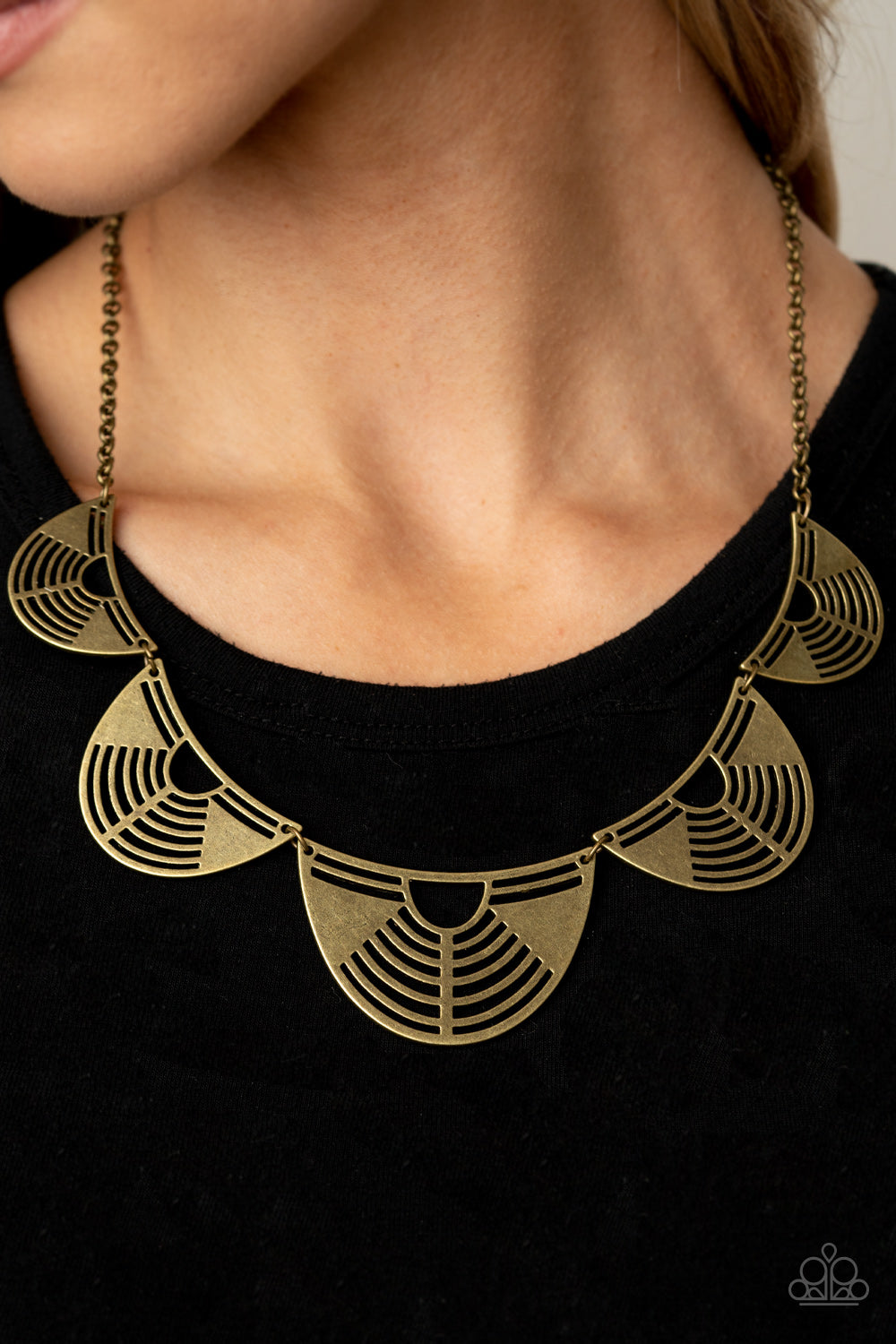 Record-Breaking Radiance Brass Necklace