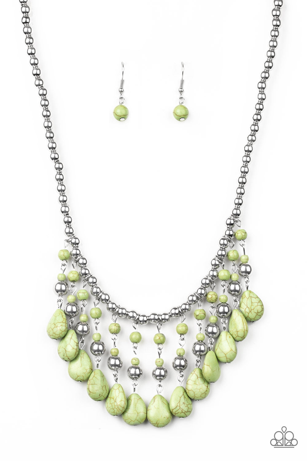 Rural Revival Green Necklace