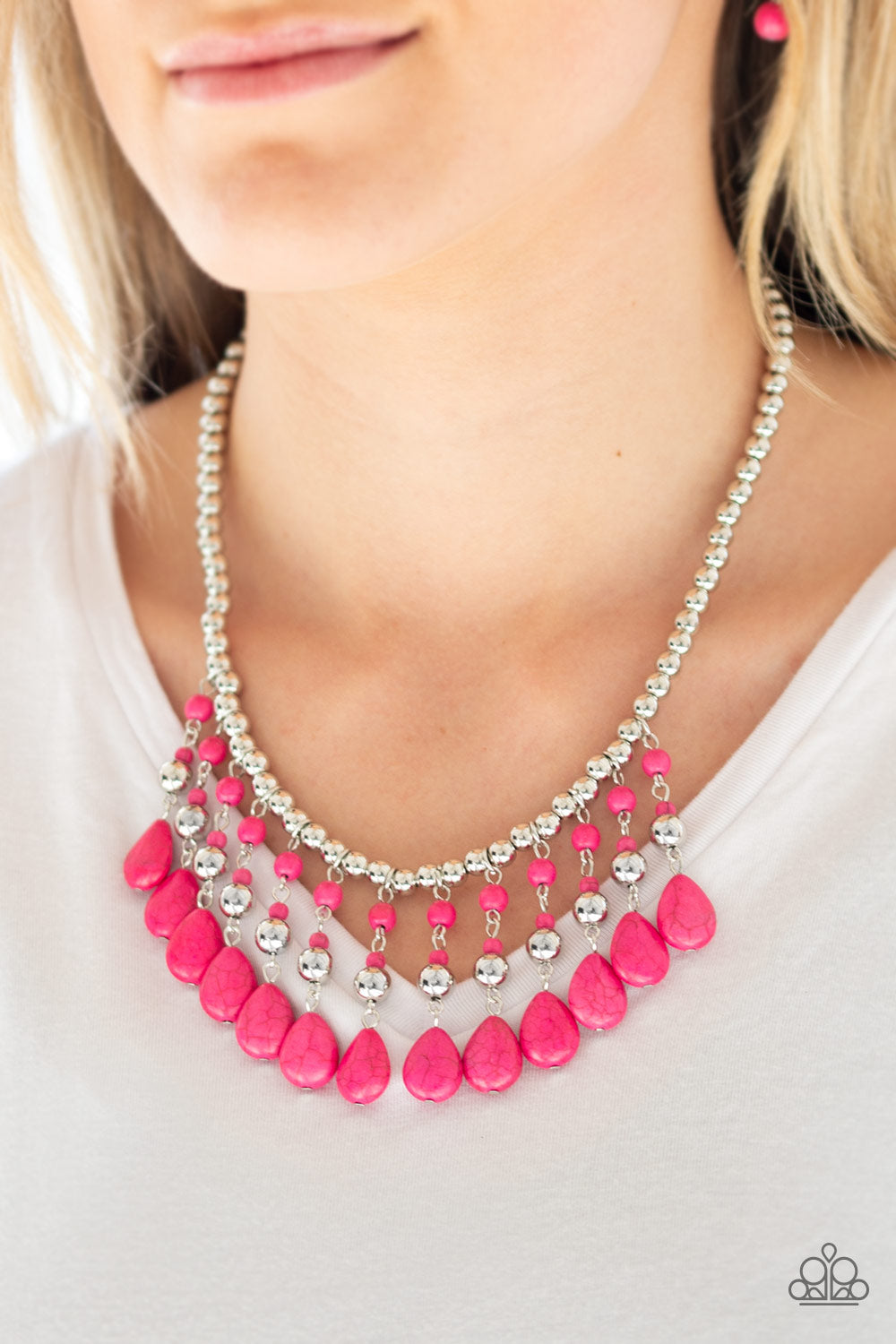 Rural Revival Pink Necklace