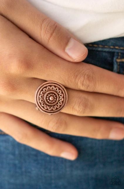 Seasonal Shine Copper Ring