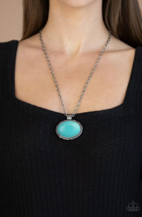 Sedimentary Colors Blue Necklace