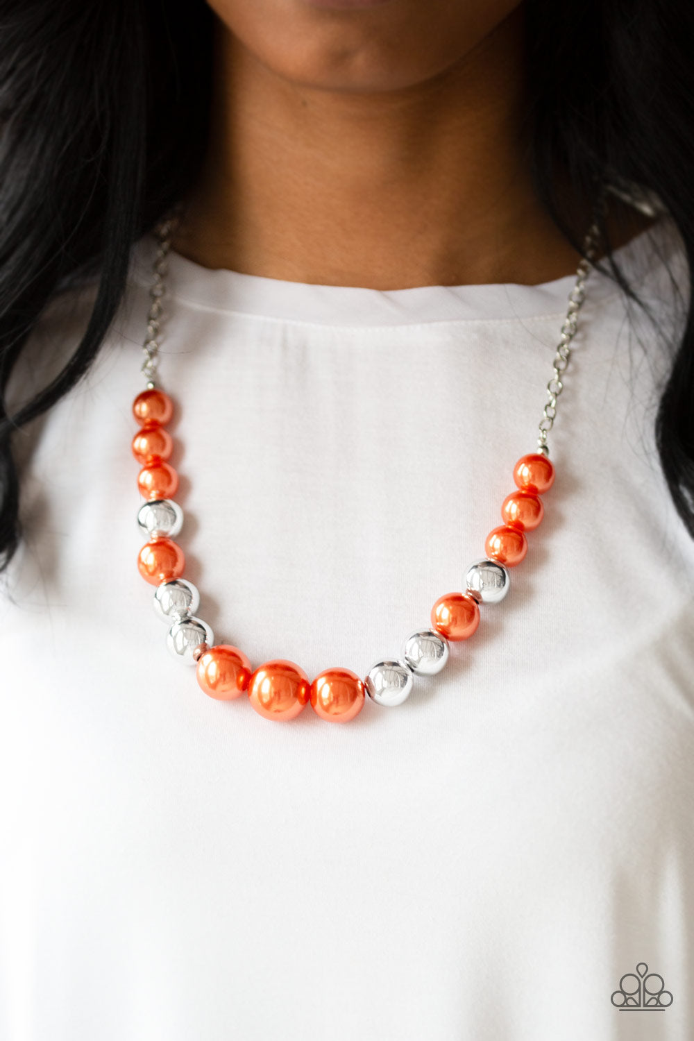 Take Notice Orange Necklace