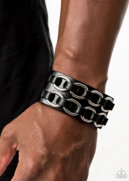 Throttle It Out Black Urban Bracelet