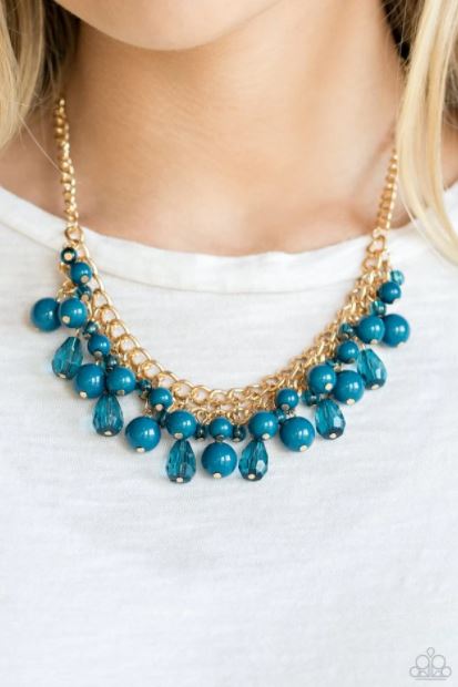 Tour de Trendsetter Blue Necklace