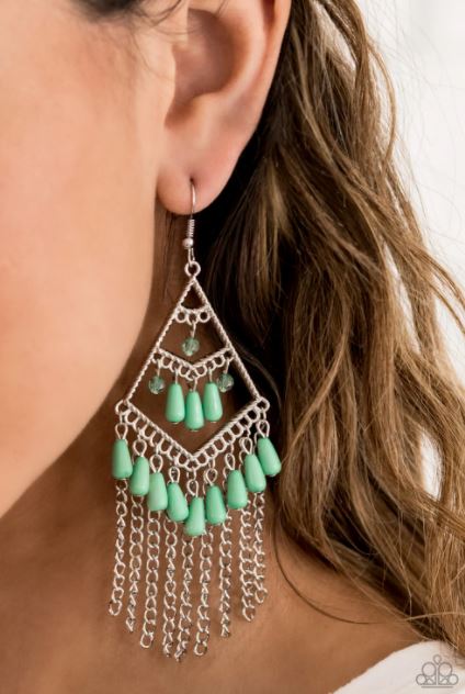 Trending Transcendence Green Earring