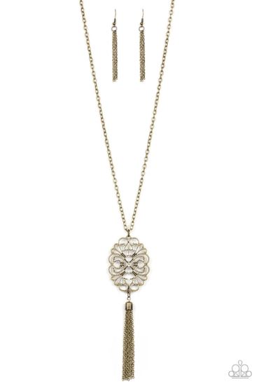 A MANDALA Of The People Brass Necklace