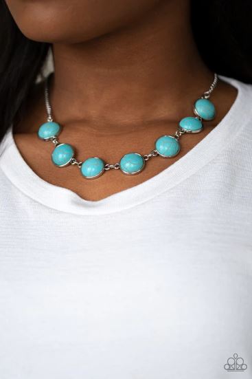 Adobe Attitude  Blue Necklace