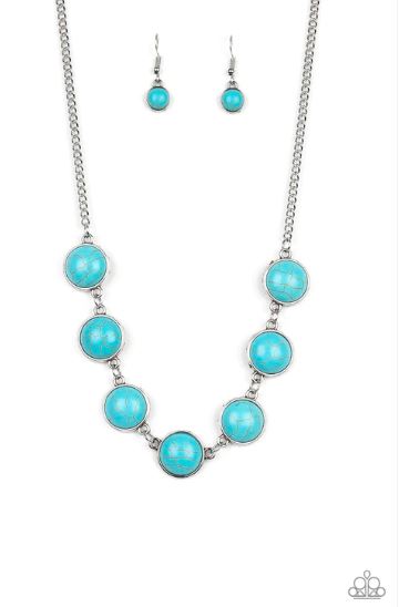 Adobe Attitude  Blue Necklace