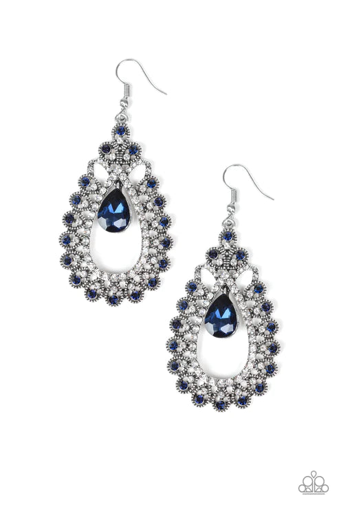 All About Business Blue Earring