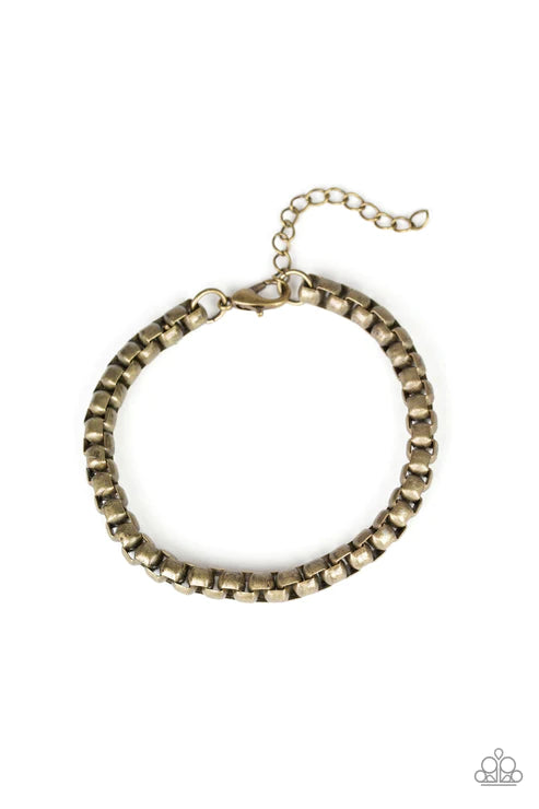 Alley Oop Brass Mens Bracelet