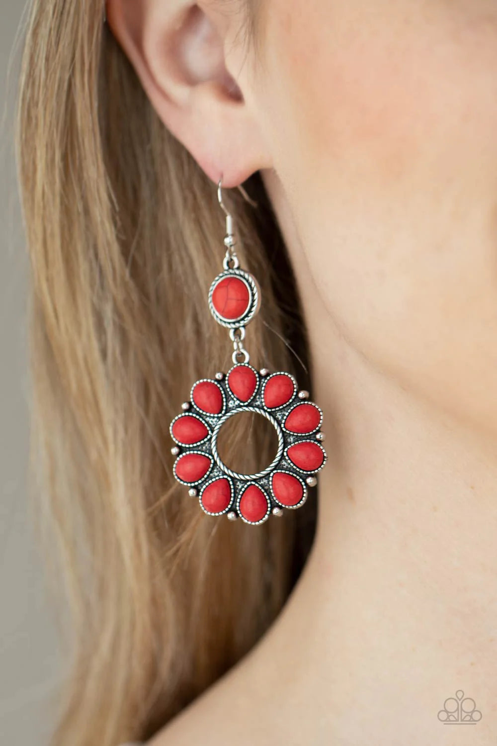 Back At The Ranch Red Earring