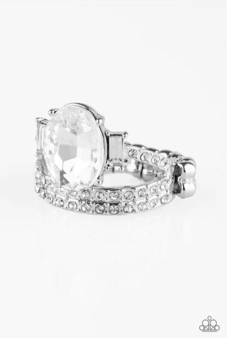 Bling Queen White Ring