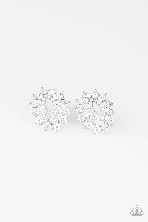 Brighten The Moment White Post Earring