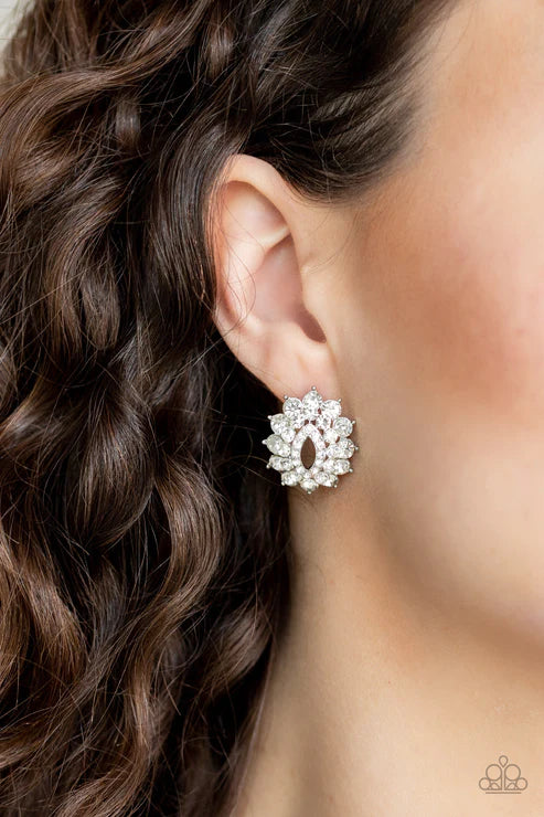 Brighten The Moment White Post Earring