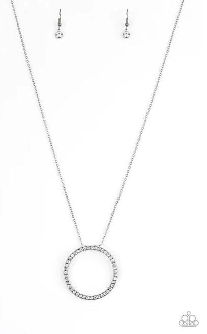 Center of Attention Black Necklace