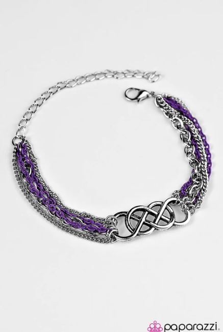 Colorful Collaboration Purple Bracelet