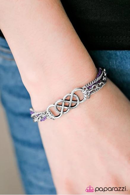 Colorful Collaboration Purple Bracelet