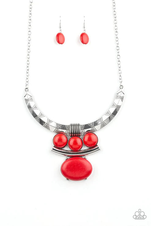 Commander In Chiefette Red Necklace