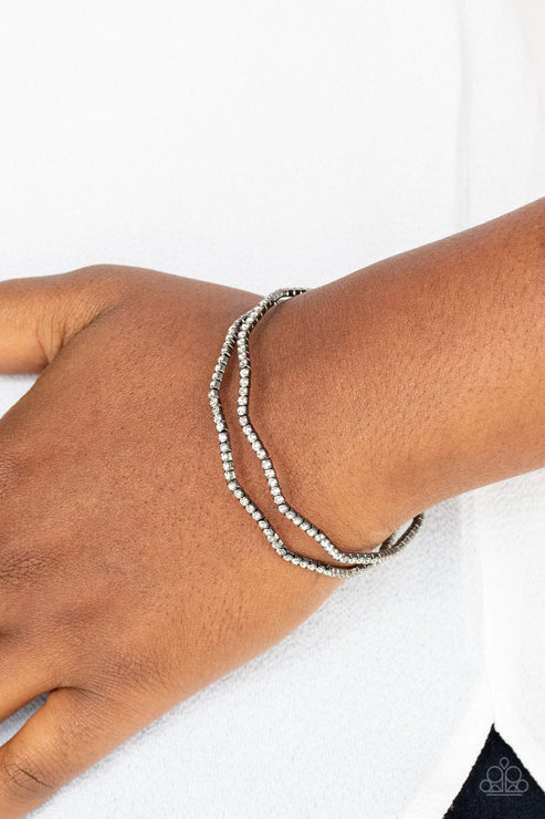 Delicate Dazzle Black Bracelet