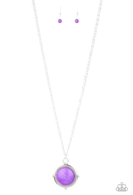 Desert Equinox Purple Necklace
