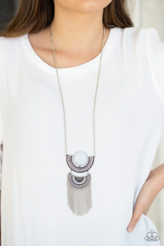 Desert Diviner Silver Necklace