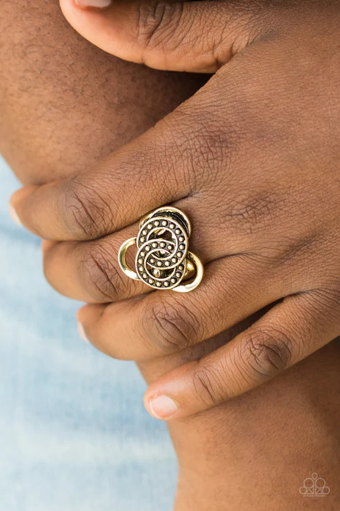 Dizzying Distraction Brass Ring