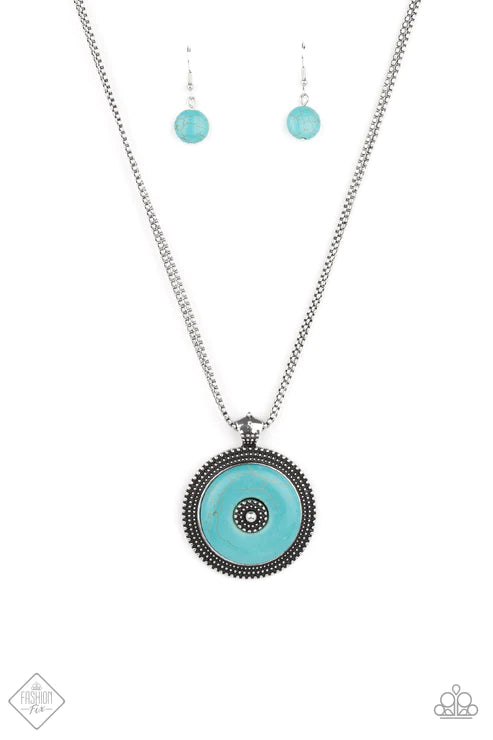 EPICENTER of Attention Blue Necklace