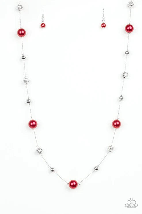 Eloquently Eloquent Red Necklace