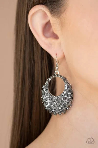 Fierce Flash Silver Earring