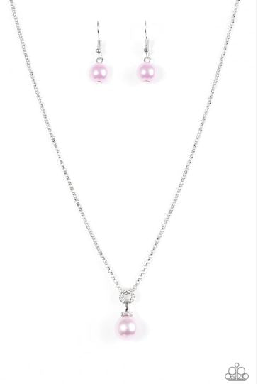 Glamour Girl Purple Necklace