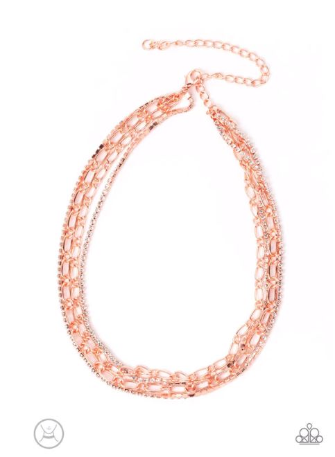 Glitter and Gossip Copper Choker