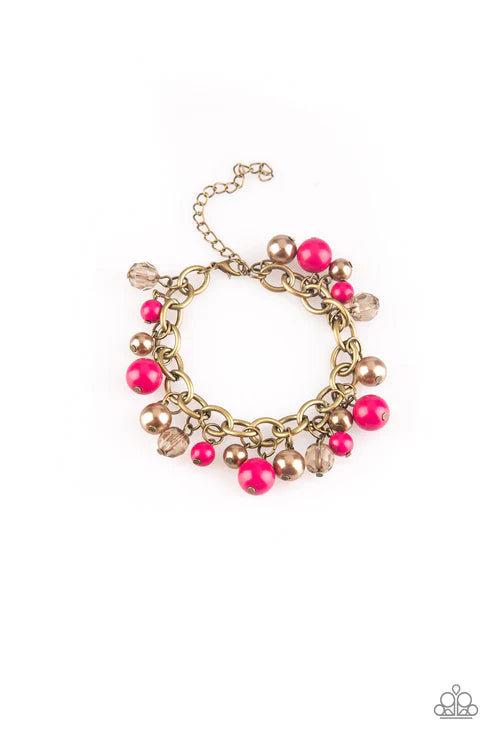 Grit and Glamour Pink Bracelet