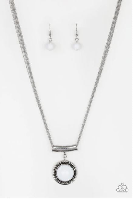 Gypsy Gulf White Necklace