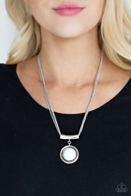 Gypsy Gulf White Necklace