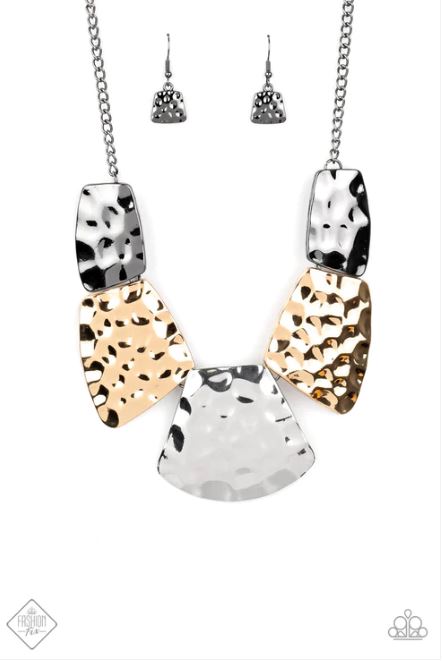 HAUTE Plates Multi Necklace